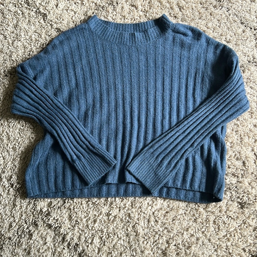 american eagle crop sweater